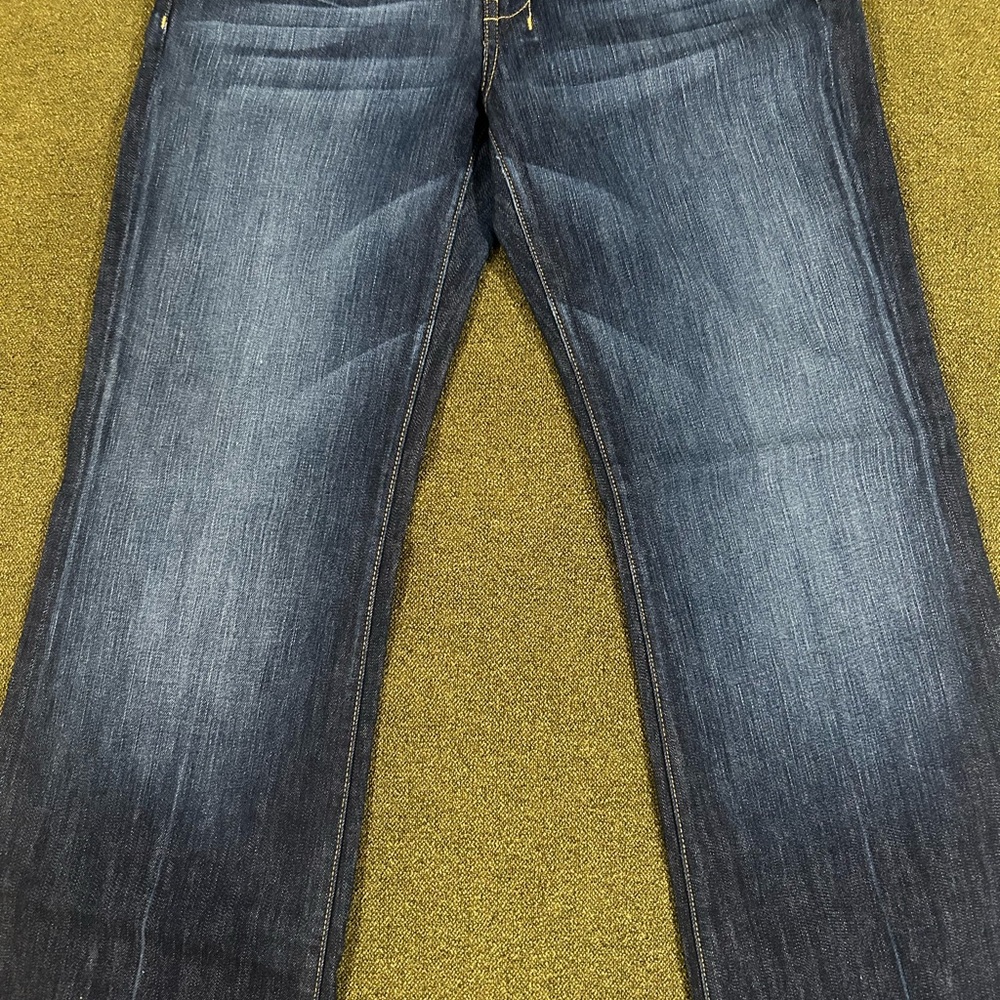 NWOT 7 For All Mankind Dark Blue Boot Cut Jeans 31inch inseam - Picture 3 of 6